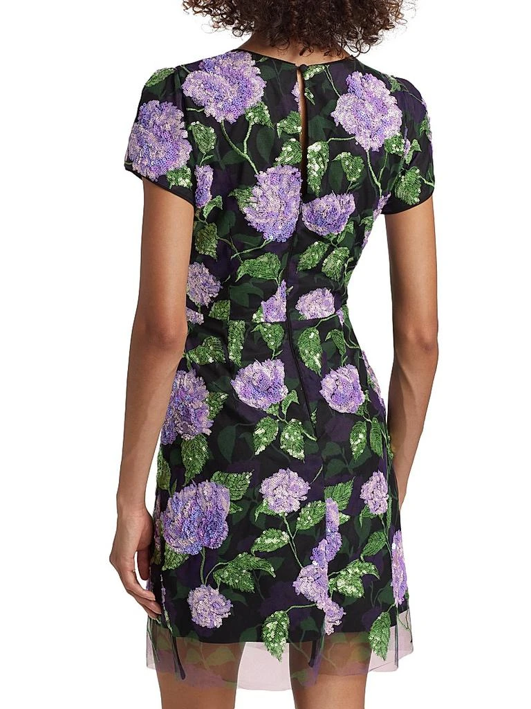 Milly Kyla Sequined Floral Minidress 5