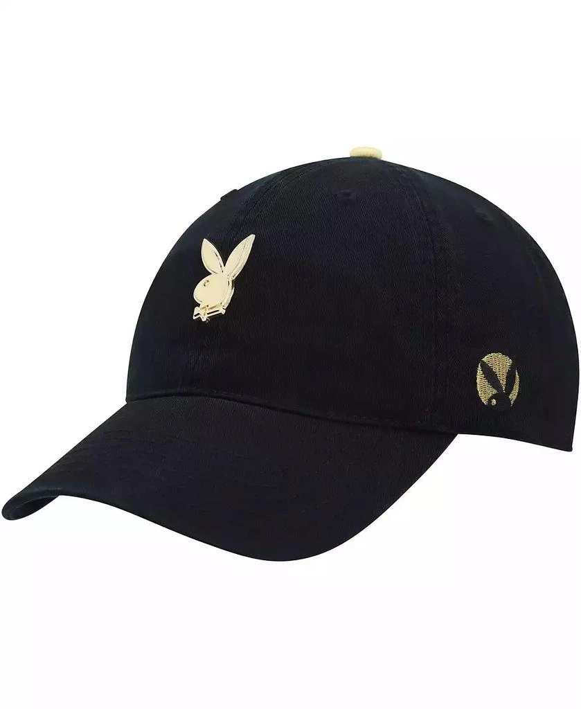 Playboy Men's Black Micro Dad Adjustable Hat 1