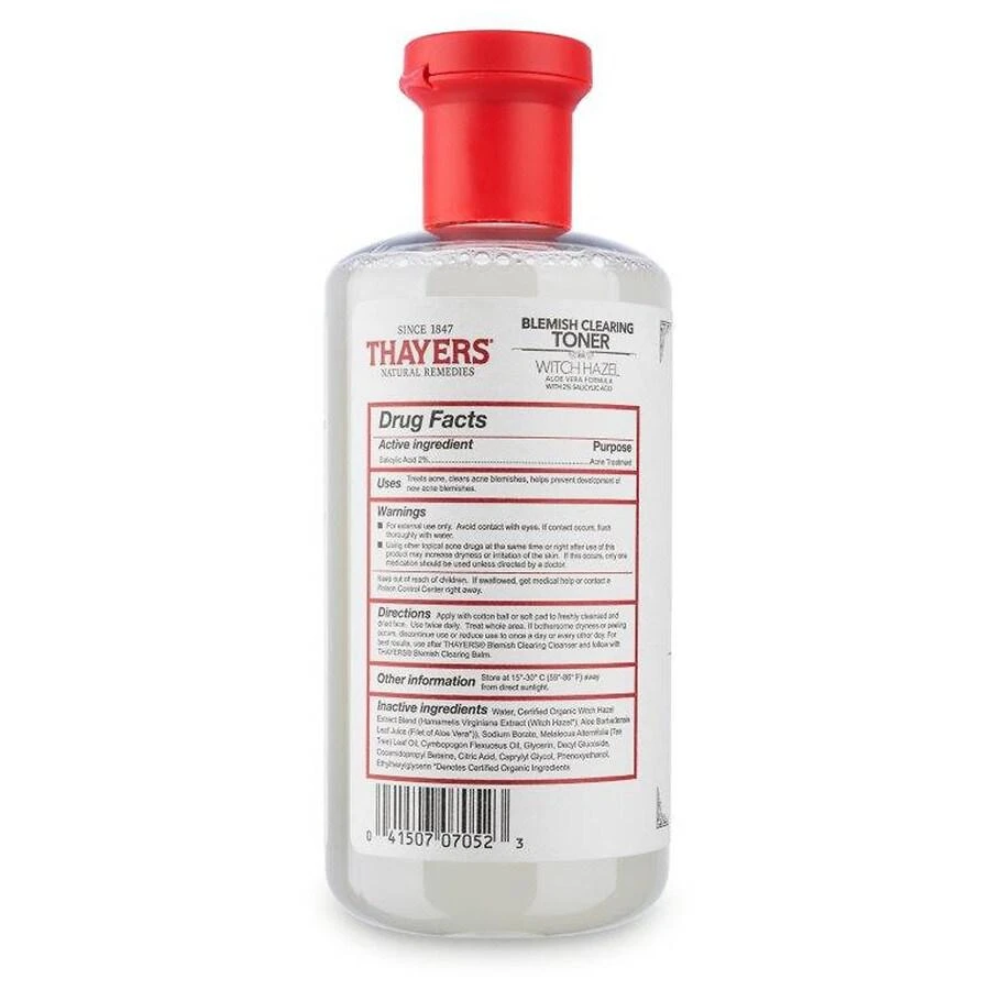 Thayers Witch Hazel Blemish Clearing Toner 4