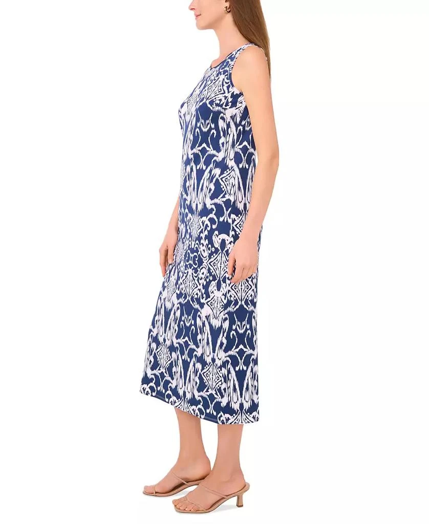 MSK Petite Printed Keyhole-Back Sleeveless Maxi Dress 2