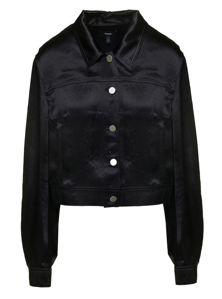 Theory Theory Cropped Trucker Jacket 1