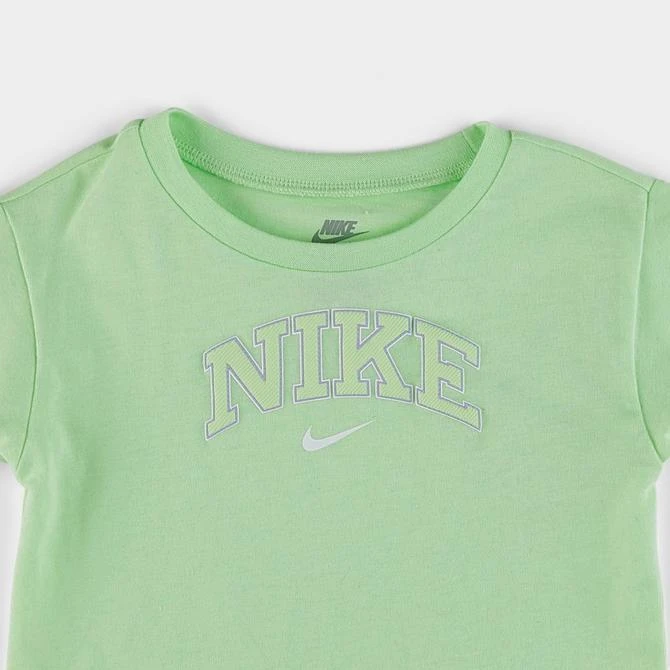 NIKE Girls' Infant Nike Prep in Your Step T-Shirt and Shorts Set 4