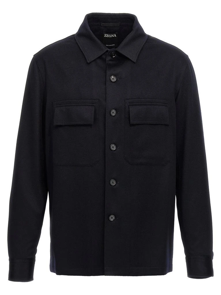Zegna Zegna Oasi Buttoned Straight Hem Shirt 1