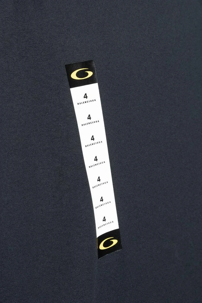 Balenciaga Balenciaga Logo Tape Crewneck T-Shirt 4