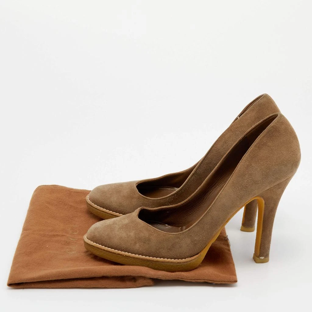 Gucci Gucci Tortilla Brown Suede Pumps Size 36.5 9