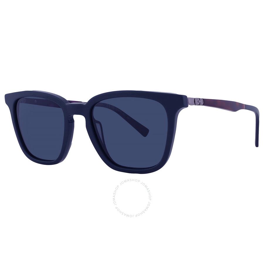 Salvatore Ferragamo Blue Rectangular Men's Sunglasses SF1100S 414 52