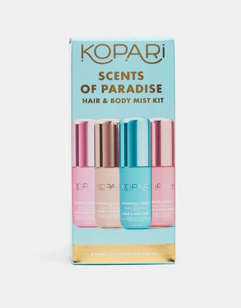 Kopari Kopari Scents of Paradise Hair & Body Mist Kit (4 x 30ml) - 30% saving 1
