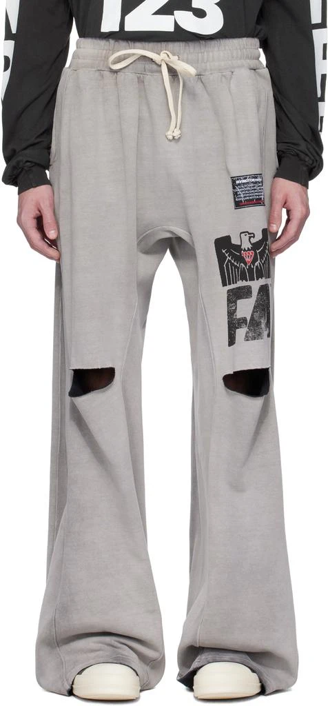 Rivington Roi Rebis Gray Flag Faster Flight Sweatpants 1
