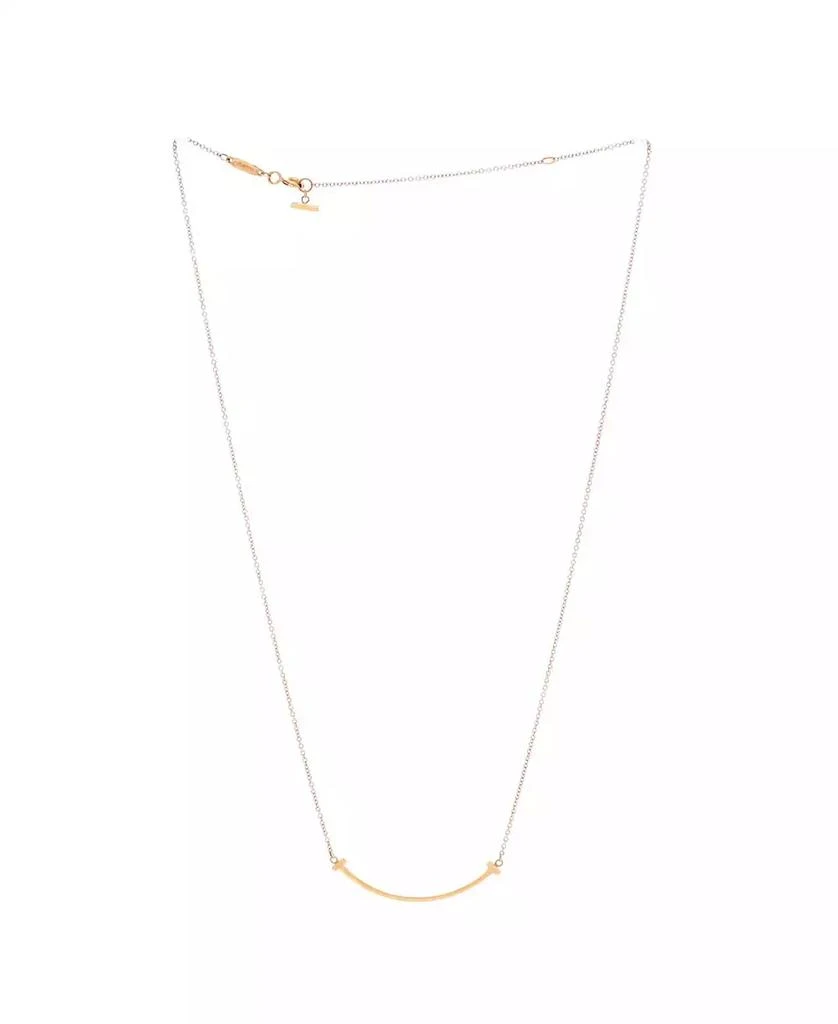 Pre-Owned Tiffany 
Co T Smile Pendant Necklace 3