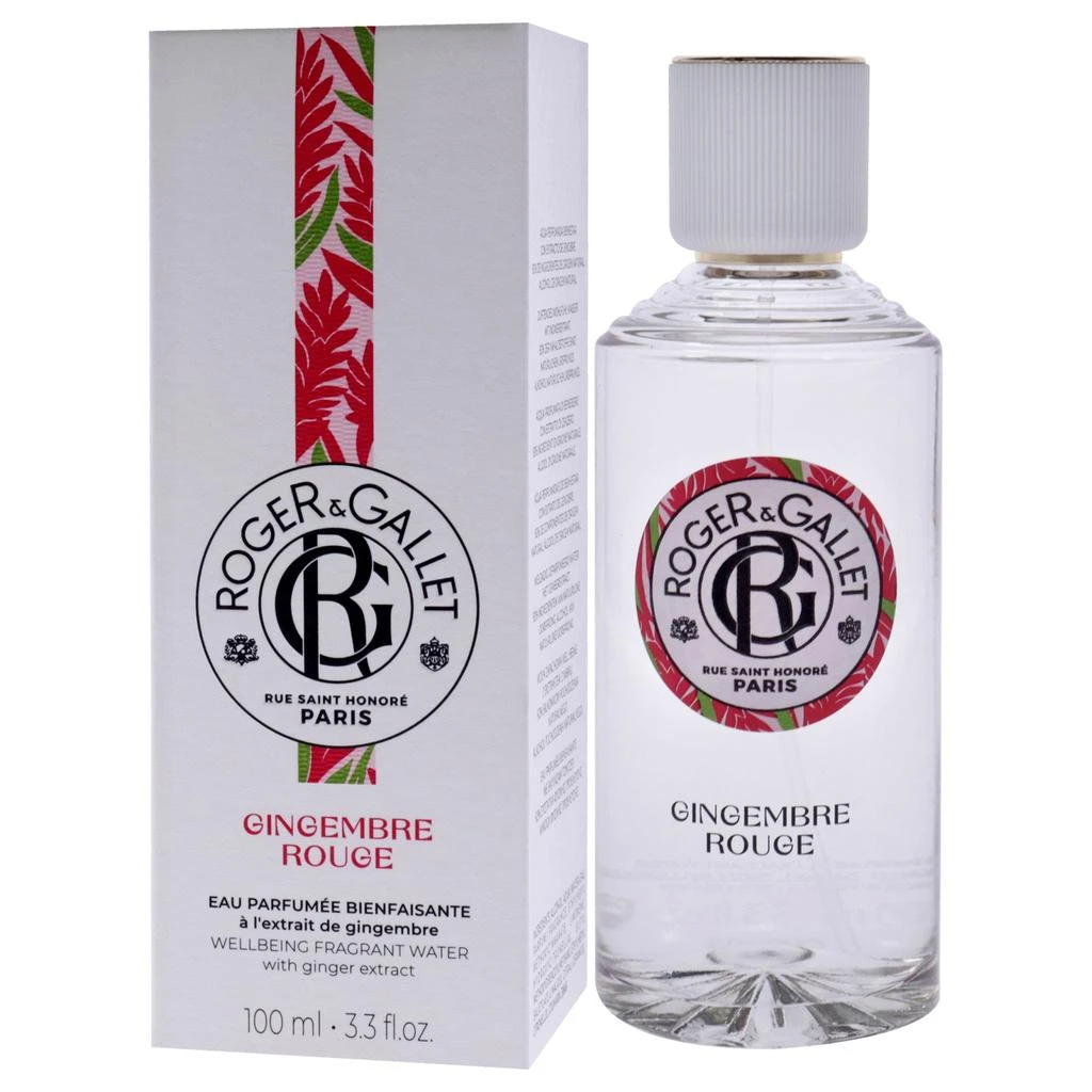 ROGER & GALLET Wellbeing Fragrant Water Spray - Red Ginger by  for Unisex - 3.3 oz Spray 4