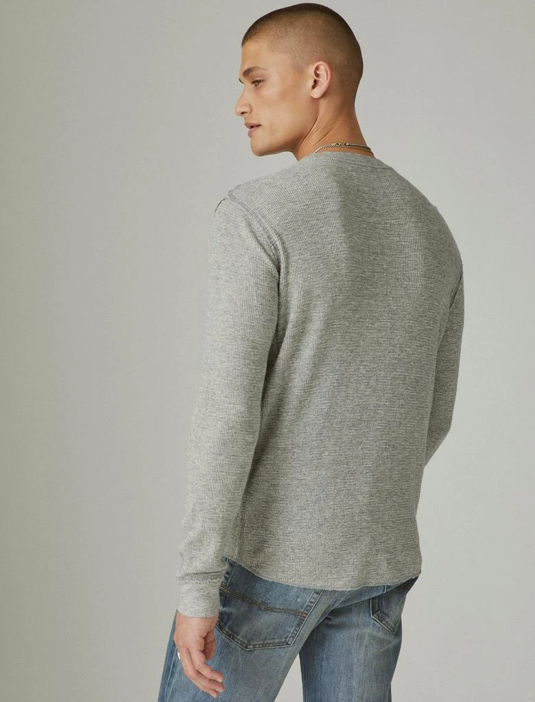 Lucky Brand Men's Garment Dye Thermal Crew 4