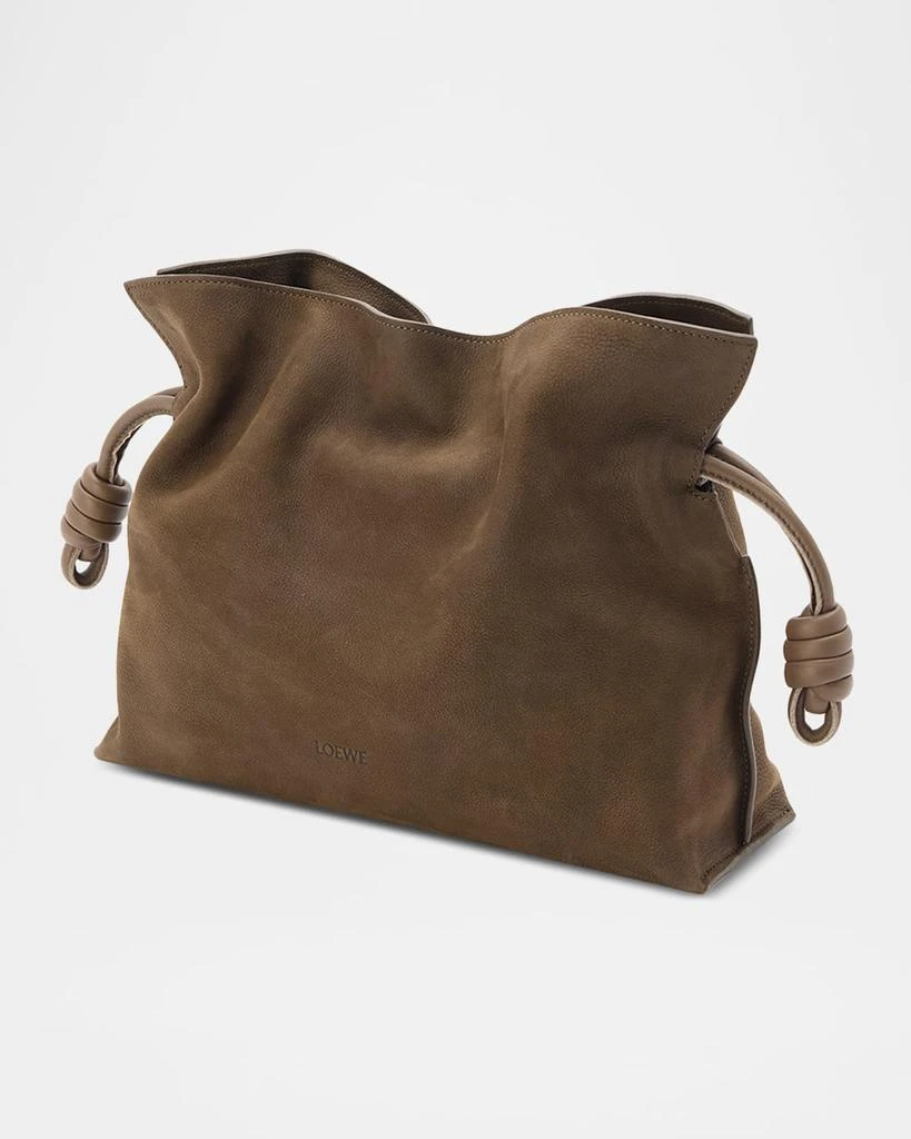 Loewe Flamenco Clutch Bag in Nubuck Leather 2