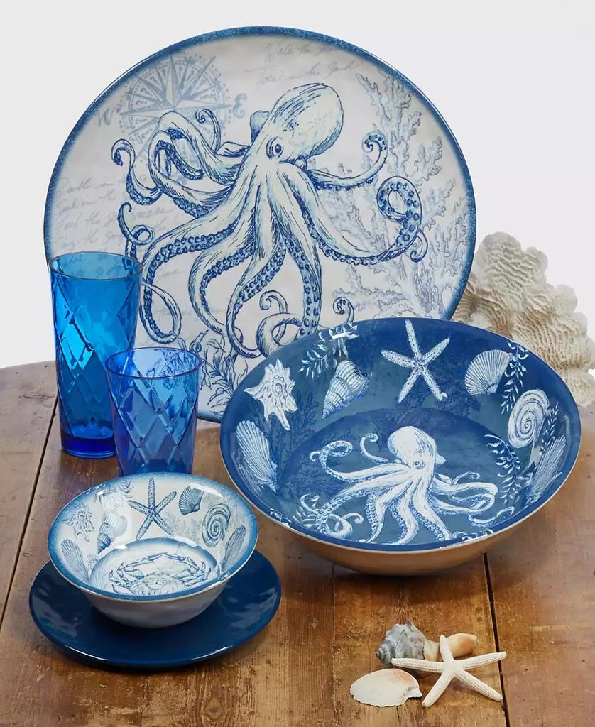 Certified International Oceanic Melamine 5-Piece Salad Set 2