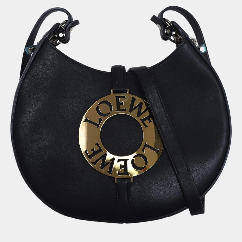 Loewe Loewe Black Leather Small Joyce Shoulder Bag 1