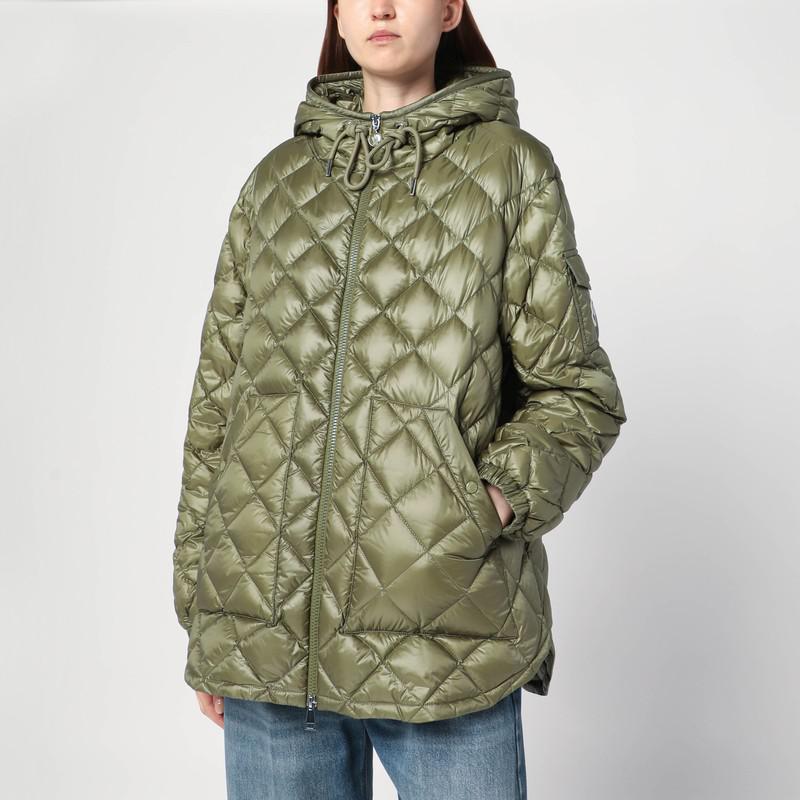 Moncler Green quilted jacket in nylon - Jackets - Compare