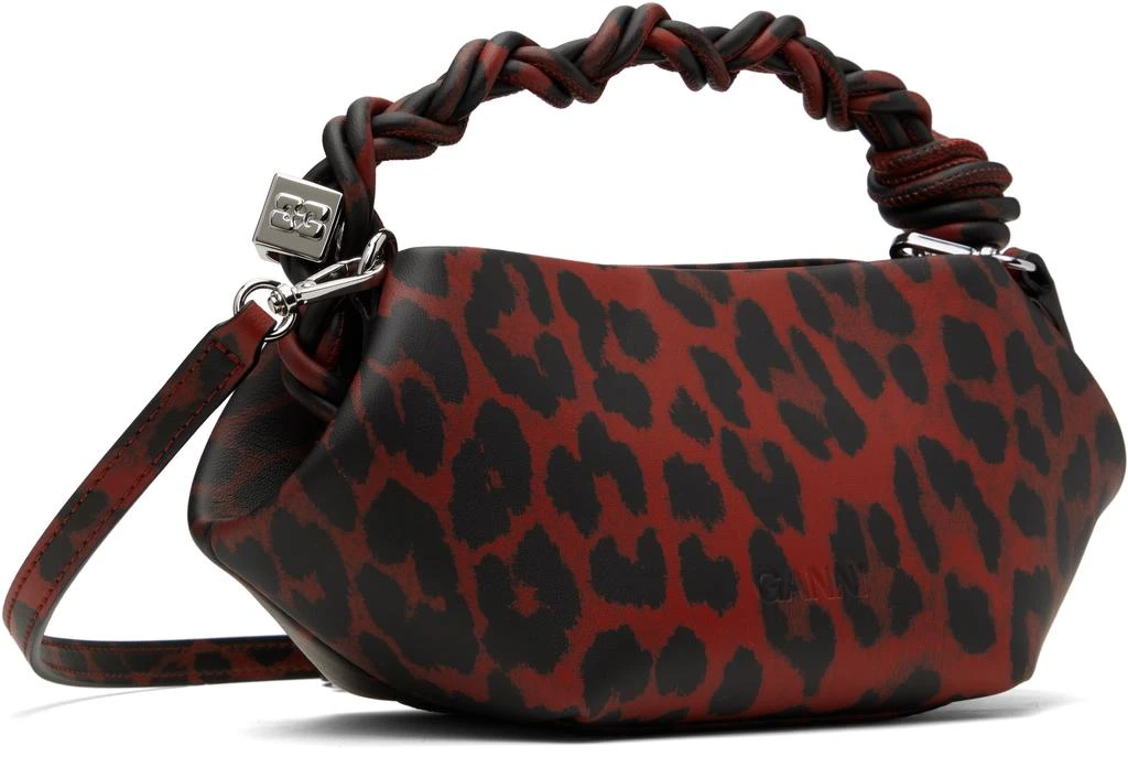 Ganni Red Leopard Mini GANNI Bou Bag 3