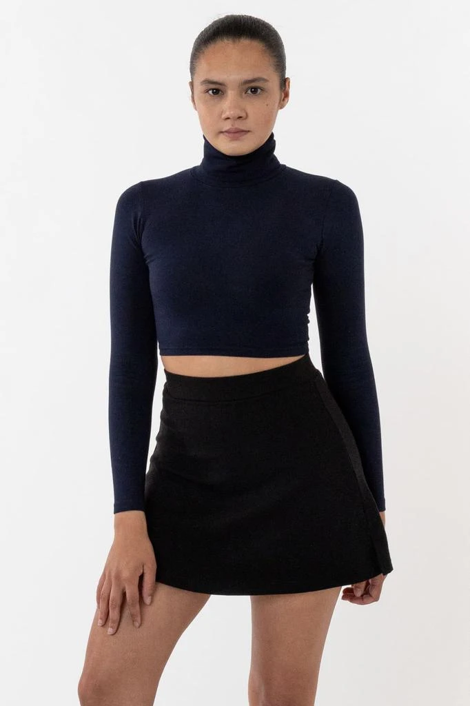 Los Angeles Apparel PON481 - Ponte A-Line Skort 12