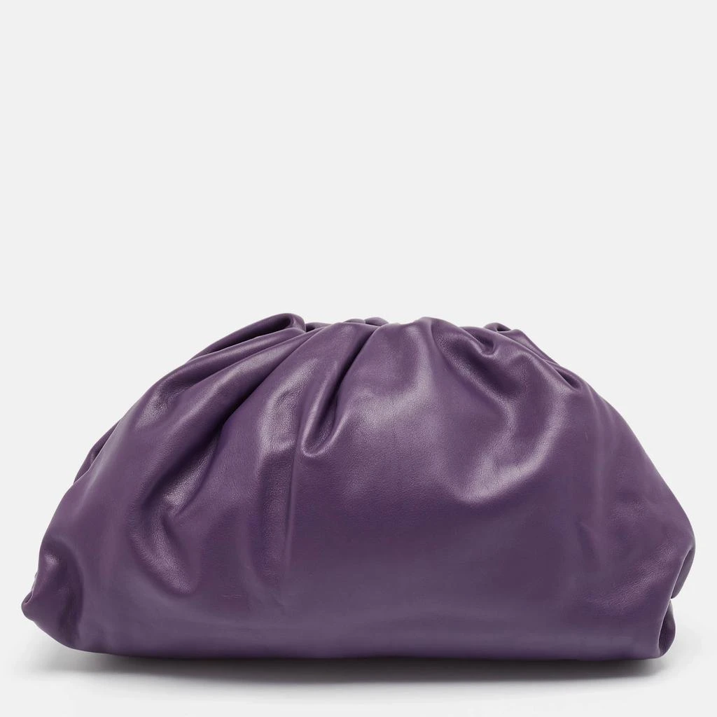 Bottega Veneta Bottega Veneta Purple Leather Leather Teen Pouch  1