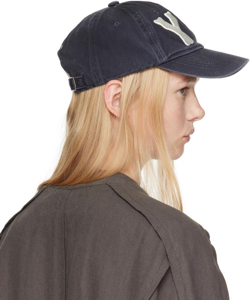 【OPEN YY】Woven YY HEART BONE BALL CAP Navy 'Yy' Heart Bone Ball Cap – On Sale Now with Up to 10