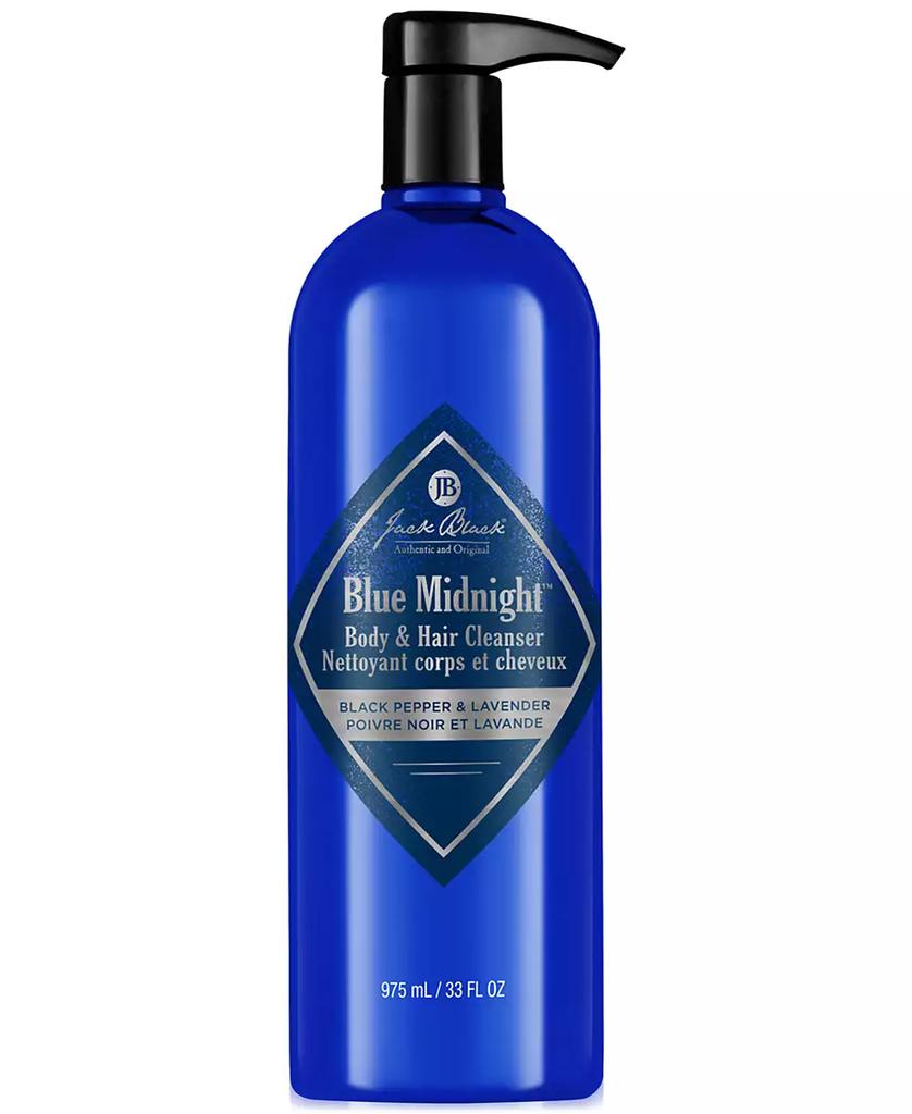 Jack Black Blue Midnight Body & Hair Cleanser, 33 oz.