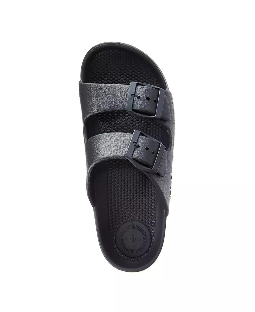 Totes Women's Double Buckle Adjustable Slide with Everywear 4