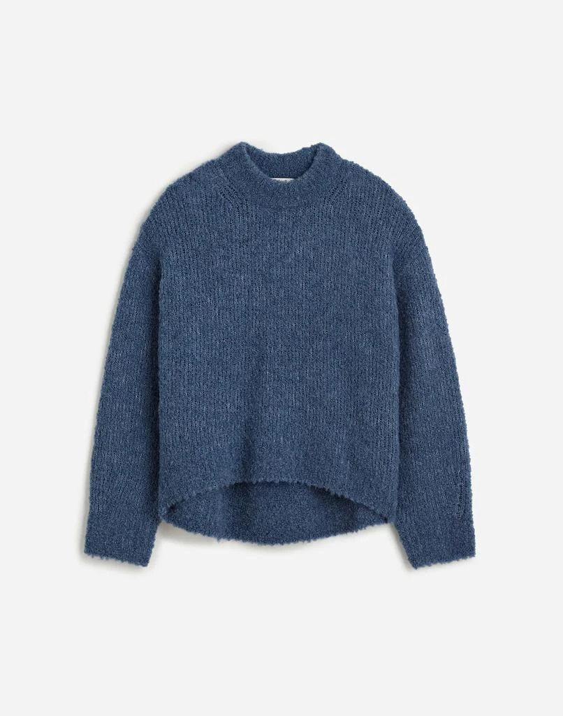 Madewell Wool-Alpaca Blend Bouclé-Knit Oversized Sweater 5