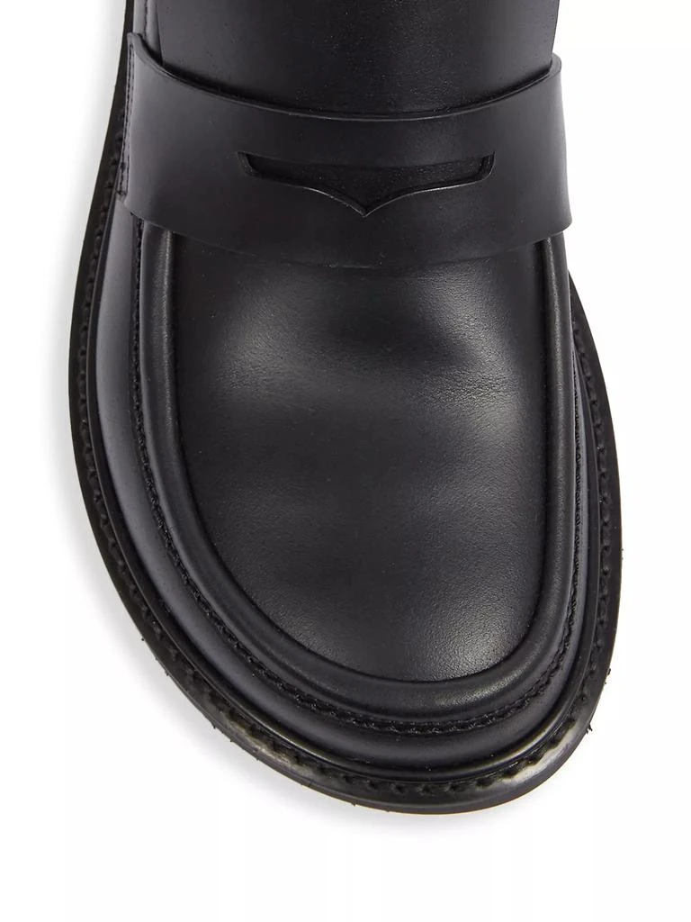 Loewe Blaze Leather Penny Loafers 4