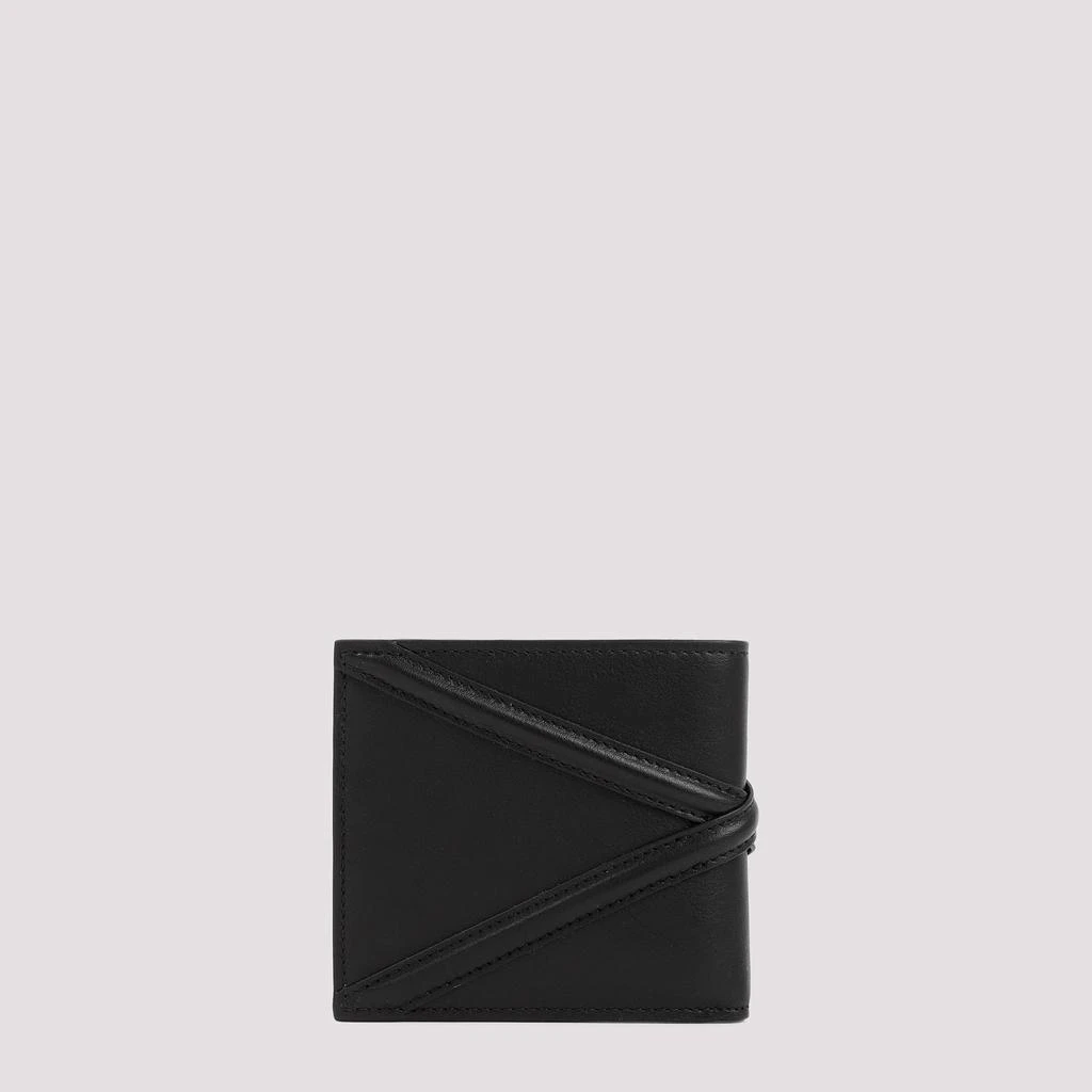 Alexander McQueen Black Leather Bifold Wallet 4