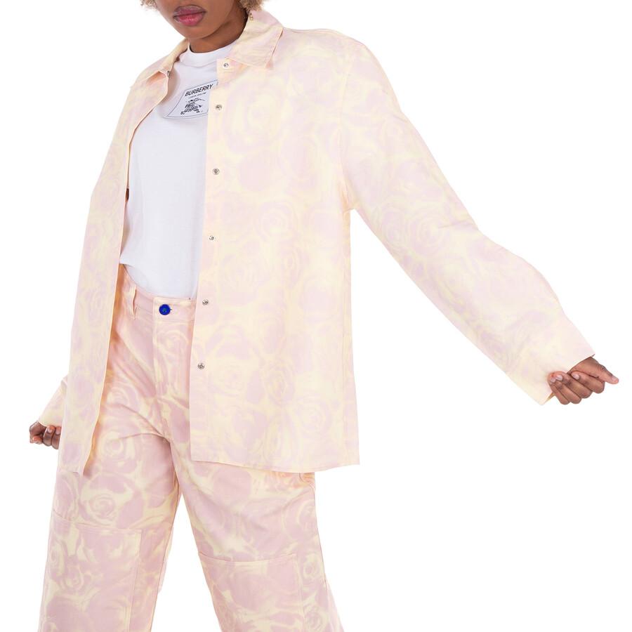 Burberry Taffeta Shirt With Floral Print