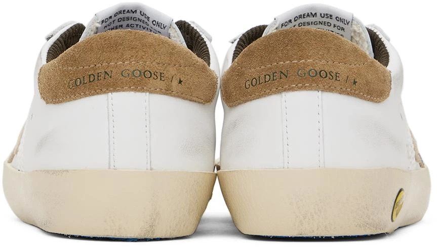 Golden Goose Kids White Super-Star Young Nappa Star Sneakers 2