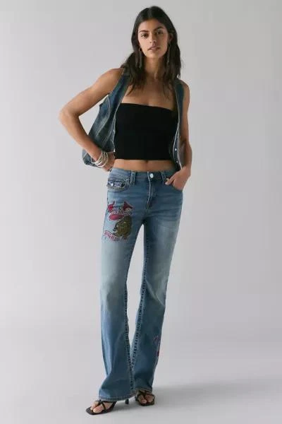 True Religion True Religion Tattoo Crystal Becca Mid-Rise Bootcut Jean 2