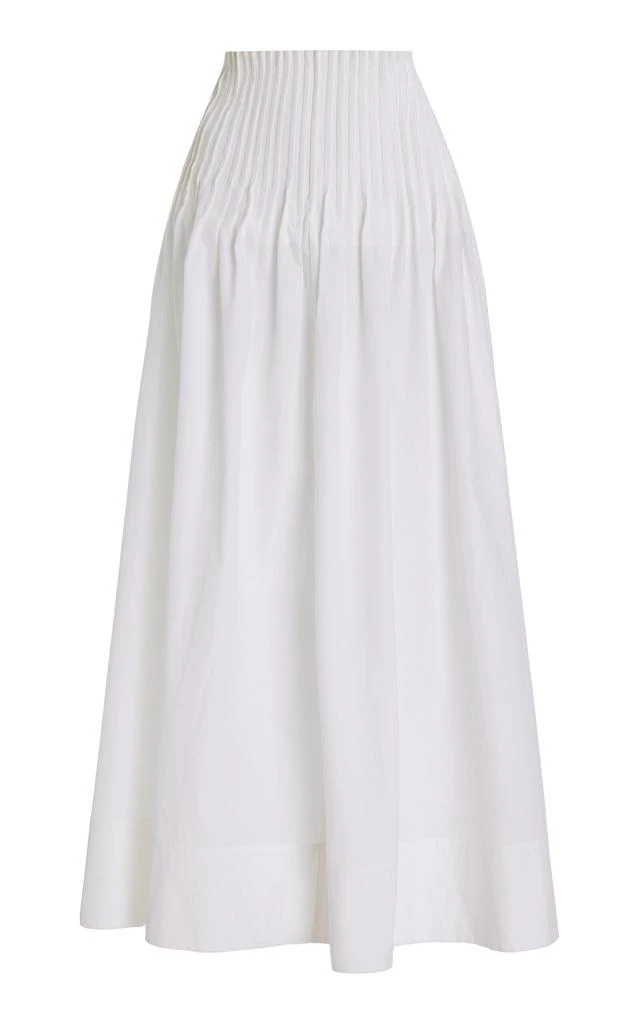 HOUSE OF DAGMAR House of Dagmar - Cotton Poplin Maxi Skirt - White - EU 34 - Moda Operandi 1
