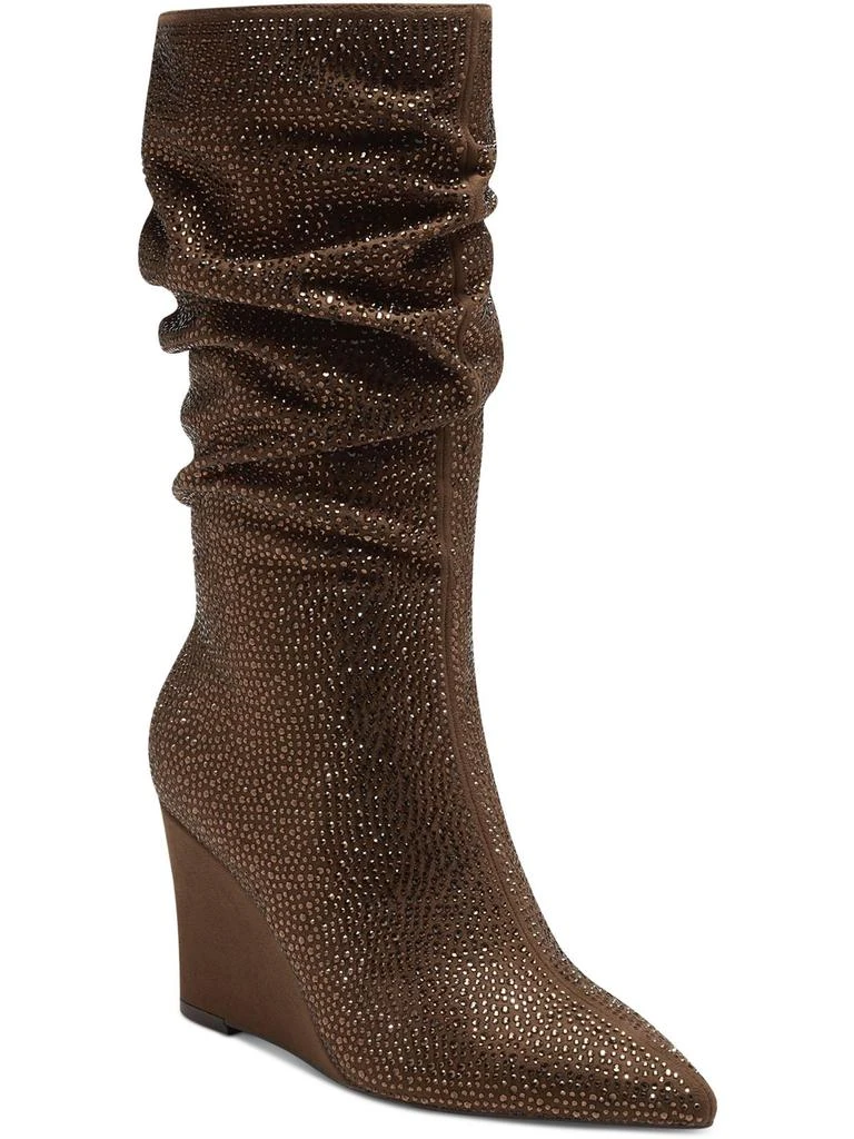 INC International FLORELLE Womens Slouch Rhinestone Mid-Calf Boots 1