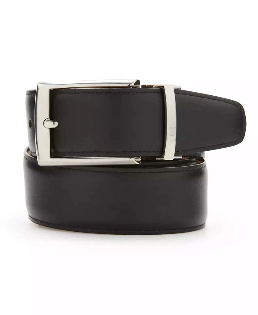 Perry Ellis Perry Ellis Men's Tan Leather Reversible Belt 2