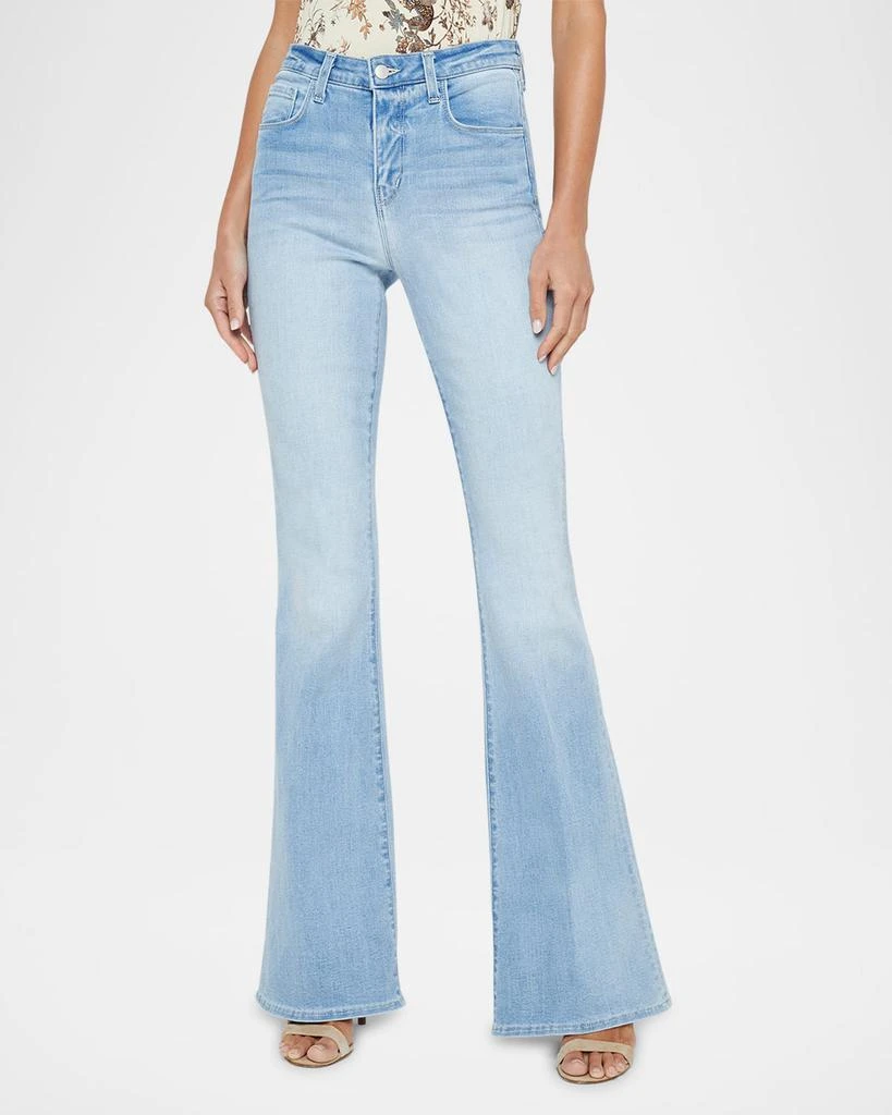 L'Agence Marty High-Rise Flare Jeans 4
