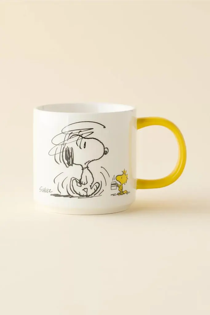 Magpie Magpie Peanuts Snoopy & Woodstock Ceramic Mug