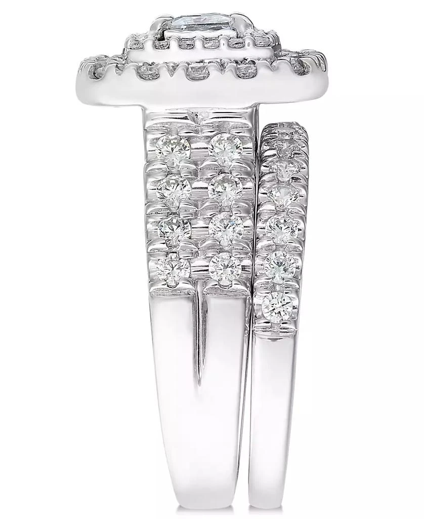 Macy
s Diamond Princess Halo Bridal Set Ring (1-1/2 ct. t.w.) in 14k White Gold 3