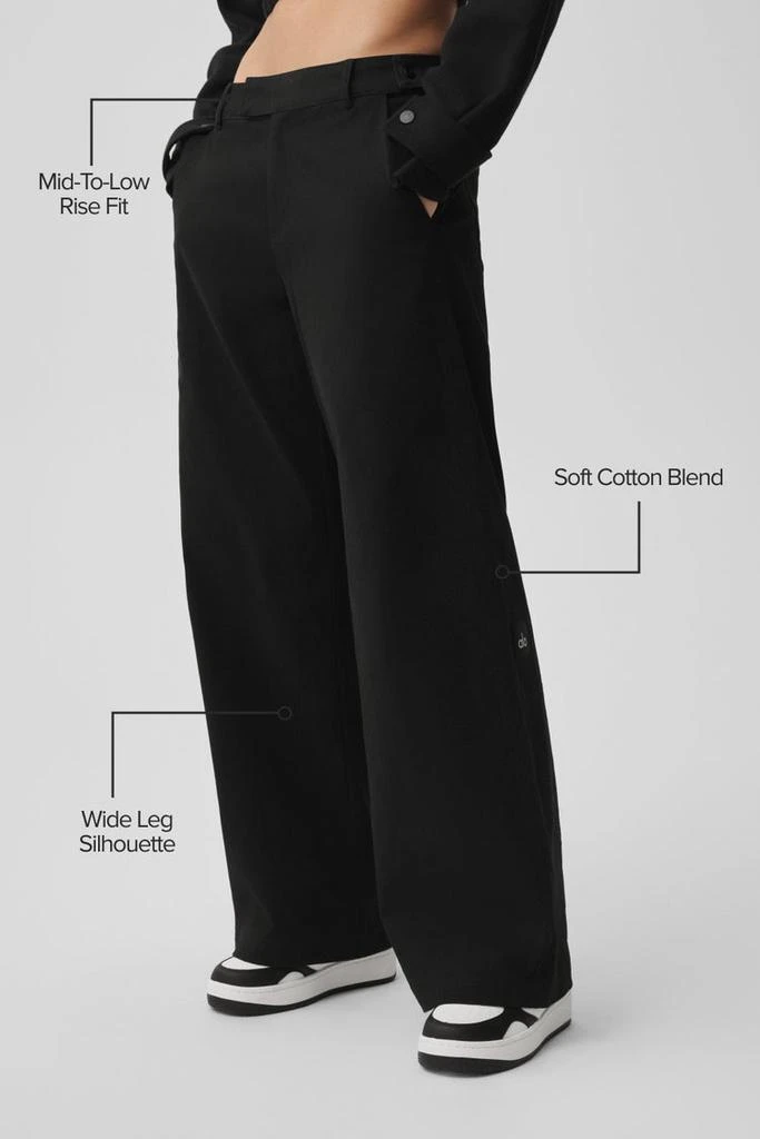 Alo High Road Straight Leg Pant - Black 2