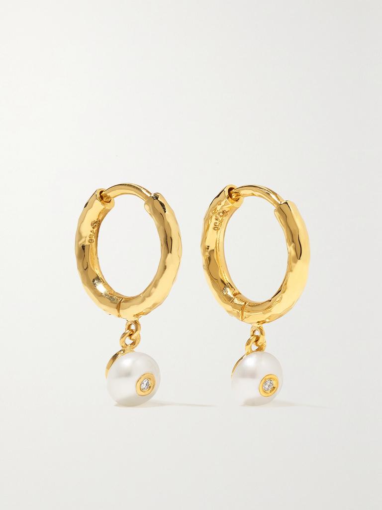 Octavia Elizabeth 【net Sustain】micro Gabby 18k 回收黄金、珍珠、钻石耳环