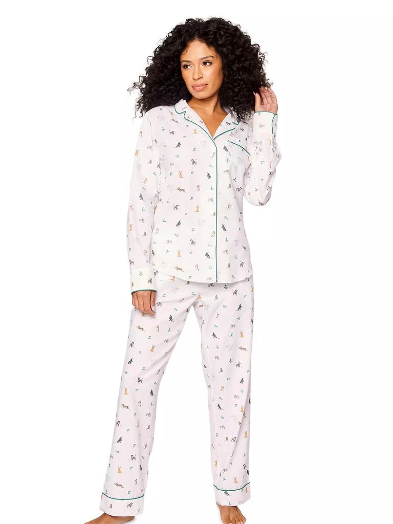 Petite Plume Jingle Paws Pajama Set 2