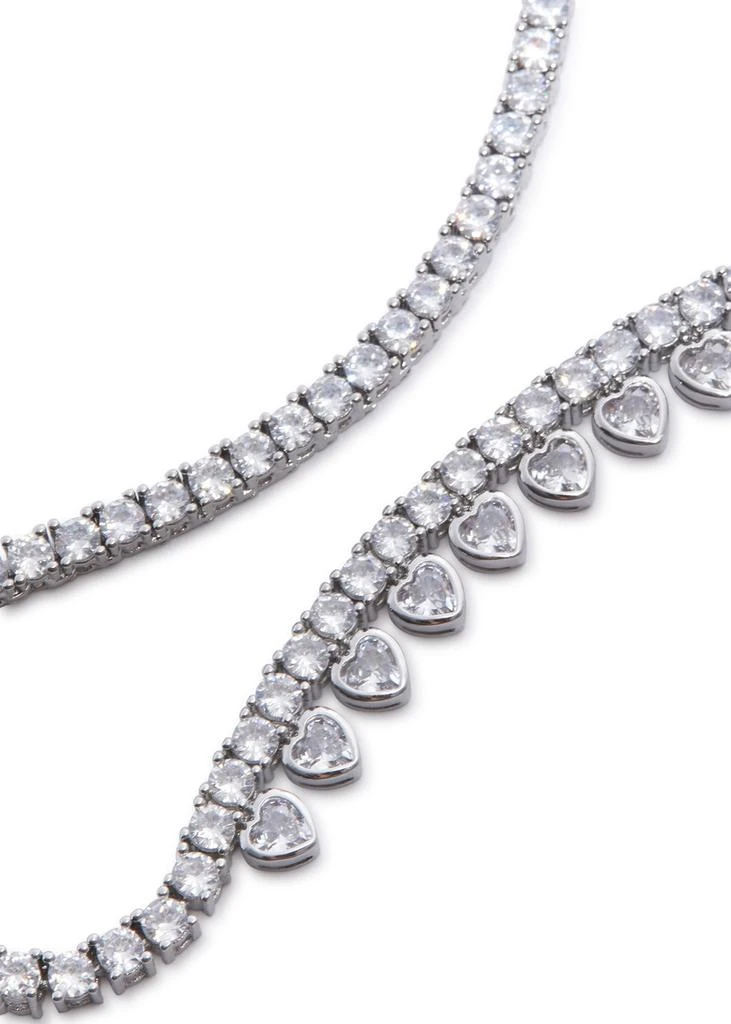 FALLON Bezel Bib crystal-embellished necklace 3