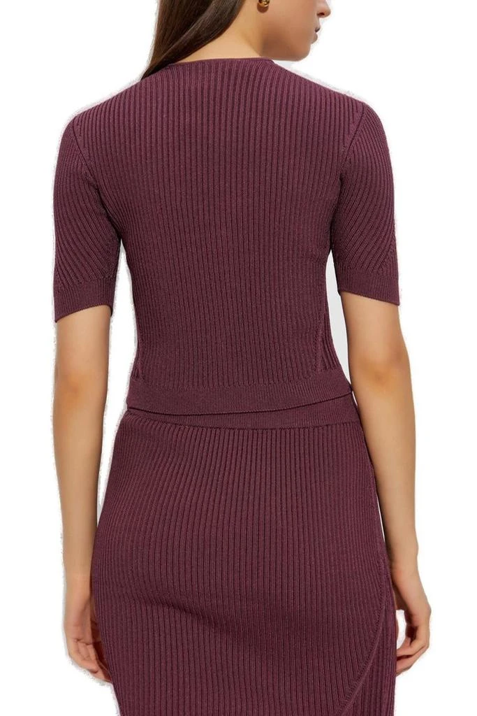 Balmain Balmain Button Embellished V-Neck Knitted Top 3