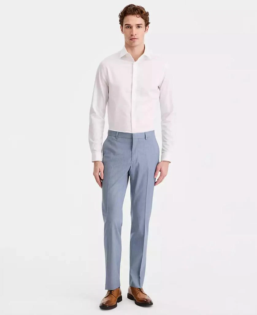kenneth cole reaction men's modern-fit micro-check dress pants Kenneth Cole Reaction Men's Modern-Fit Micro-Check Dress Pants main image 1