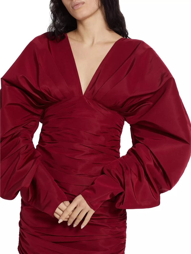 Aliétte Gathered Puff-Sleeve Minidress 5