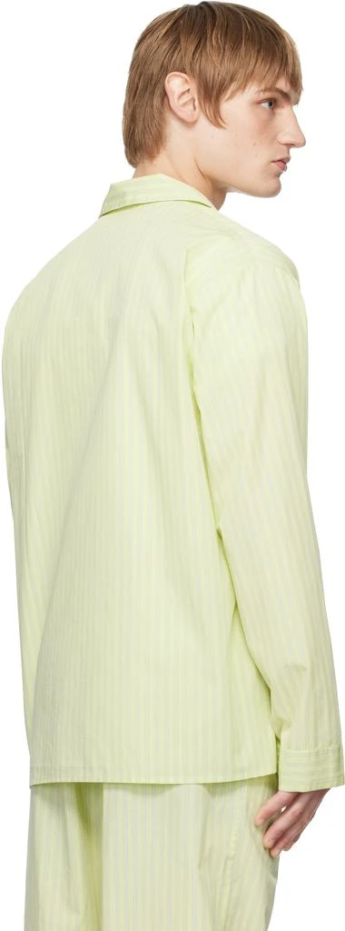 Tekla SSENSE Exclusive Green AURALEE Edition Cotton Poplin Pyjama Shirt 3