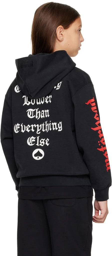 Vetements Kids Black Motörhead Patched Hoodie 3
