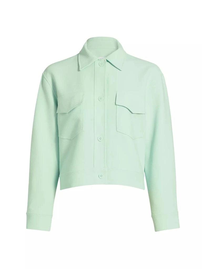 Susana Monaco Pebble Weave Oversized Cargo Jacket 1