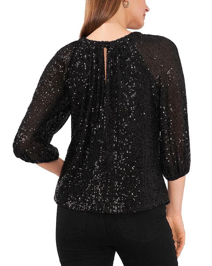 Vince Camuto Raglan Sleeve Sequin Top 2