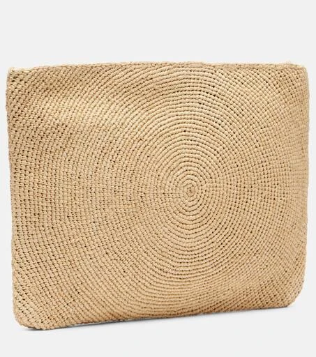 Stella McCartney Logo raffia pouch 4