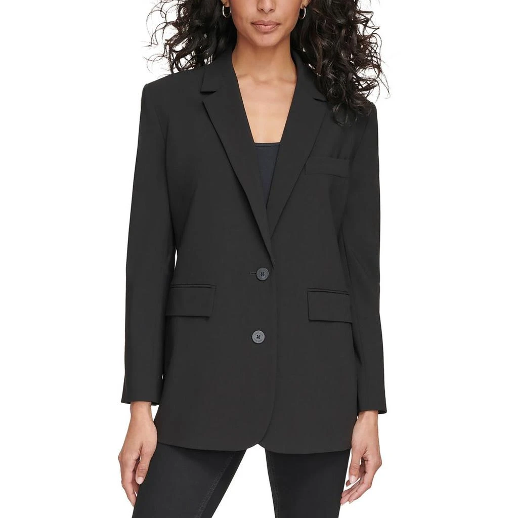 Calvin Klein Womens Office Wear Business Two-Button Blazer 3